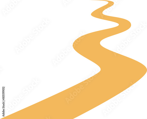 Winding path Illustration 