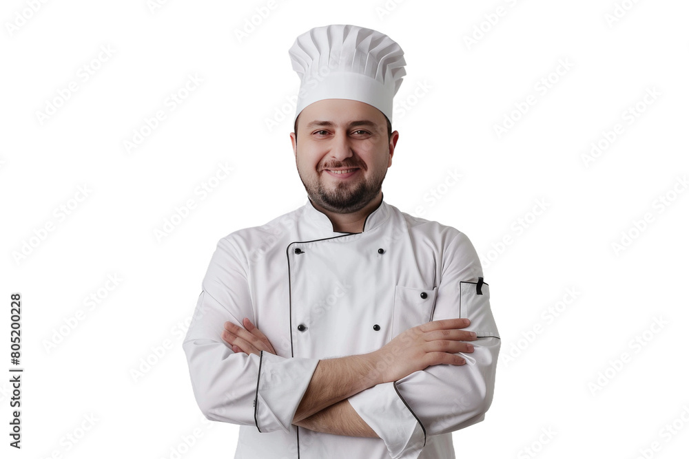 Chef On Transparent Background.
