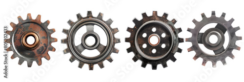 Mechanical Gears, Cogwheels in motion, Industrial precision