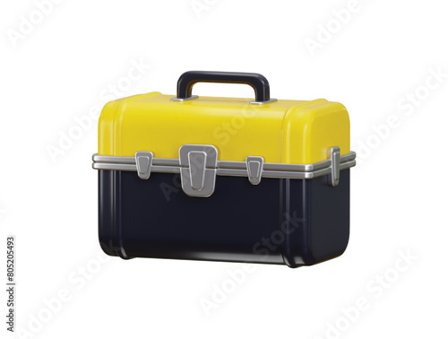 Toolbox icon 3d rendering vector illustration