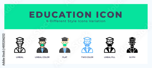 Education icon vector for web. and mobile app © Icon