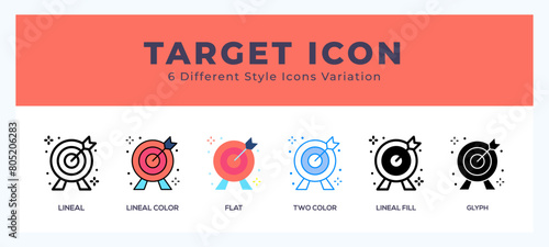 Target symbol. vector icon symbol. logo illustration. vector graphics