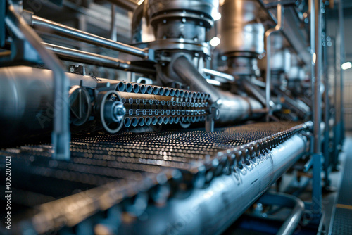 Factory background of radiator manufacturing showcasing the steps in creating essential cooling systems 