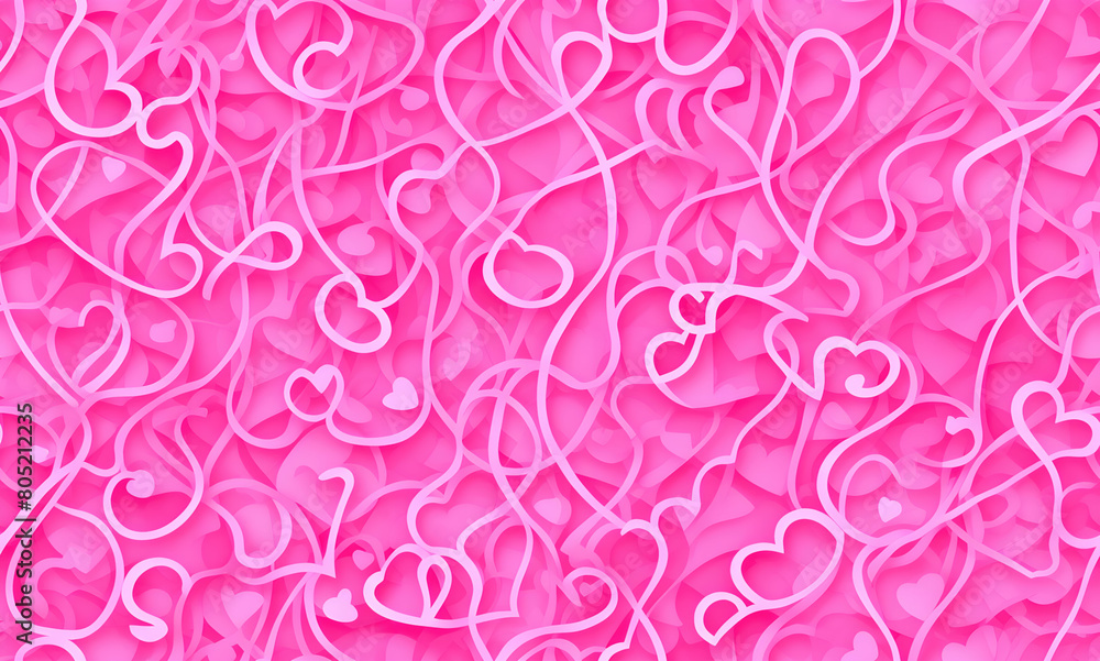 Valentine card. Abstract seamless pattern. AI generated. Valentine card. Abstract seamless pattern. AI generated.