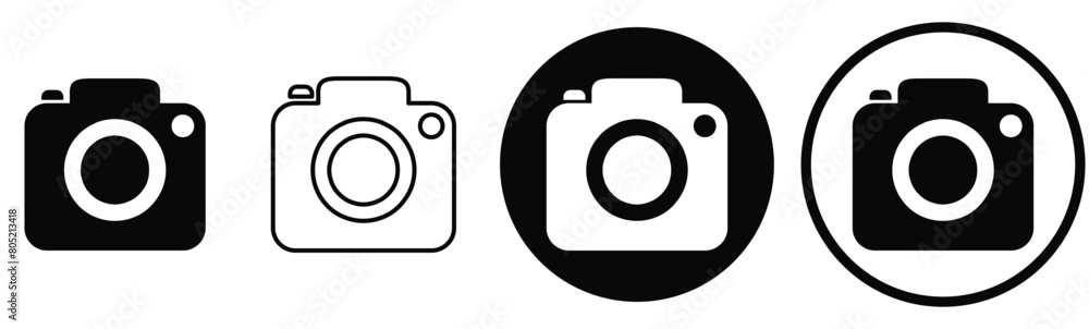 Camera icon set. photo camera icon. camera photography icon.Photo camera in flat style. vector illustration. Camera icon set. photo camera icon. camera photography icon.Photo camera in flat style. vector illustration.