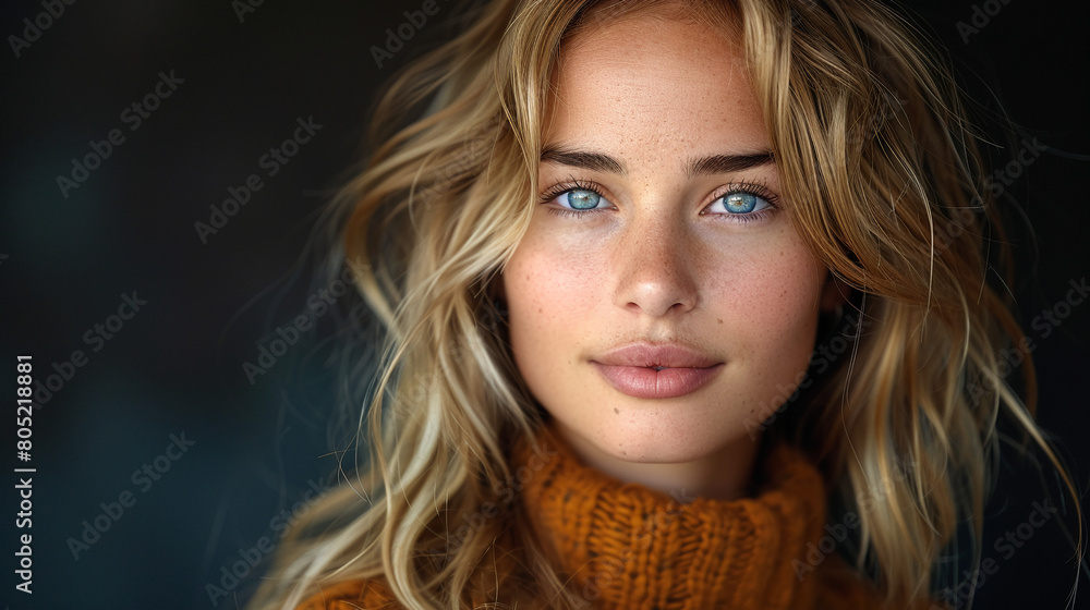 Professional studio photo portrait of a attractive beautiful young woman, stunning girl with natural beauty, natural beauty, a person, with a pronounced emotional expression, widescreen 16:9 Professional studio photo portrait of a attractive beautiful young woman, stunning girl with natural beauty, natural beauty, a person, with a pronounced emotional expression, widescreen 16:9