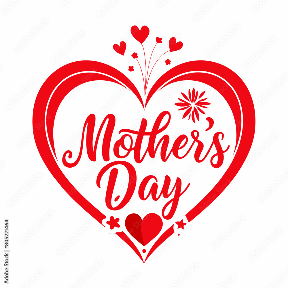 happy mothers day red hearts card happy mothers day red hearts card