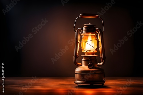 kerosene lamp  photo