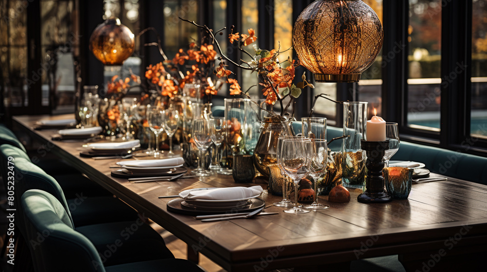 interior design on the dining table interior design on the dining table
