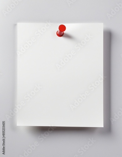 note paper push pin message
