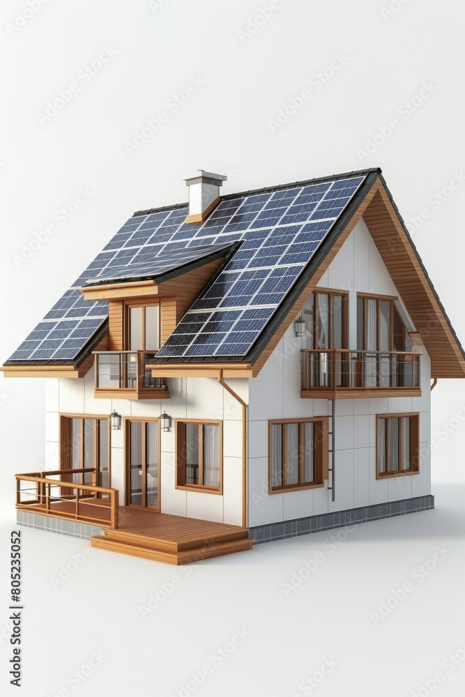 Modern house design showcasing eco-friendly technology with solar panels for sustainability and energy efficiency. Modern house design showcasing eco-friendly technology with solar panels for sustainability and energy efficiency.