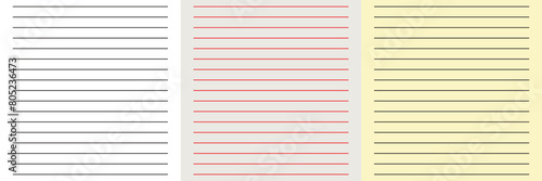 Simple lined paper from a 30 year old school notebook. It's a bit yellowed. Meant as background
