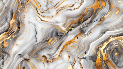 Mesmerizing Marble Texture with Flowing Golden Accents Captivating Abstract Background for Premium Design and Branding