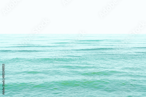 Small waves on the sea surface and the horizon line
