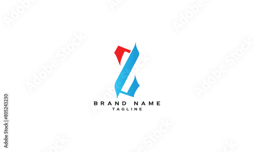 Free Download ZL, LZ, Abstract initial monogram letter alphabet logo design - GFXLoad