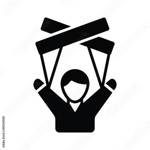 Visually appealing icon of prime minister in trendy style, ready for premium use