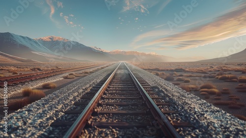 Image of a railway line