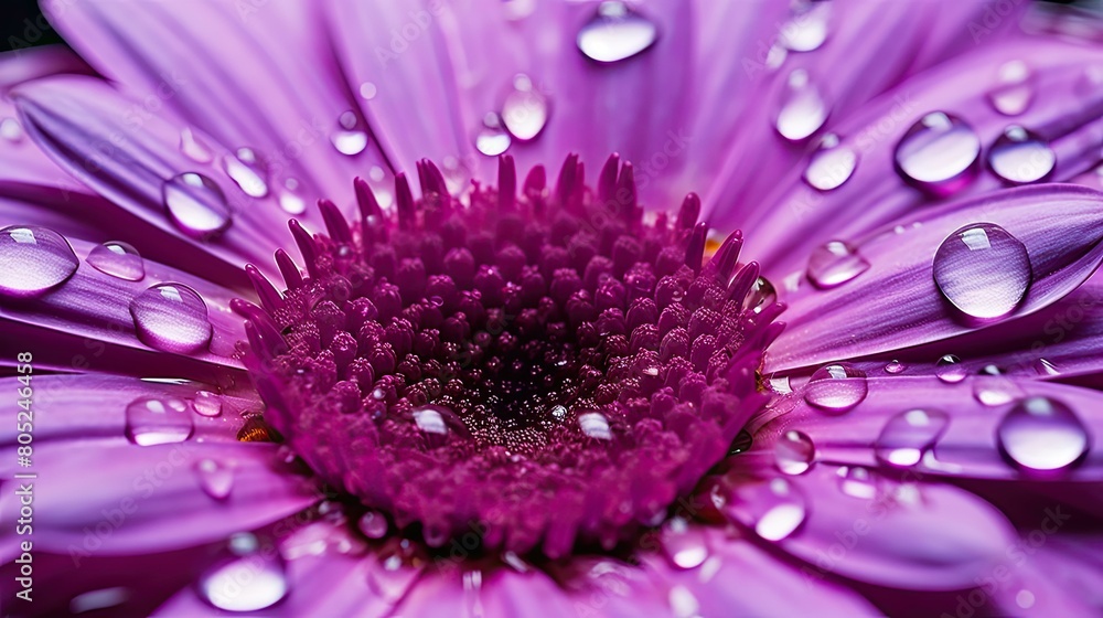 Obraz premium flower purple circle
