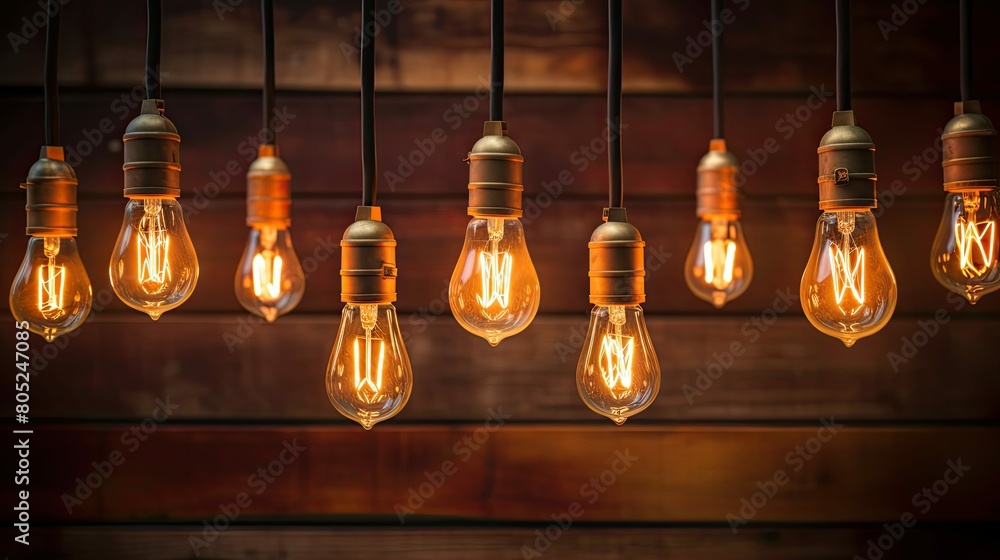 Obraz premium retro vintage light bulb
