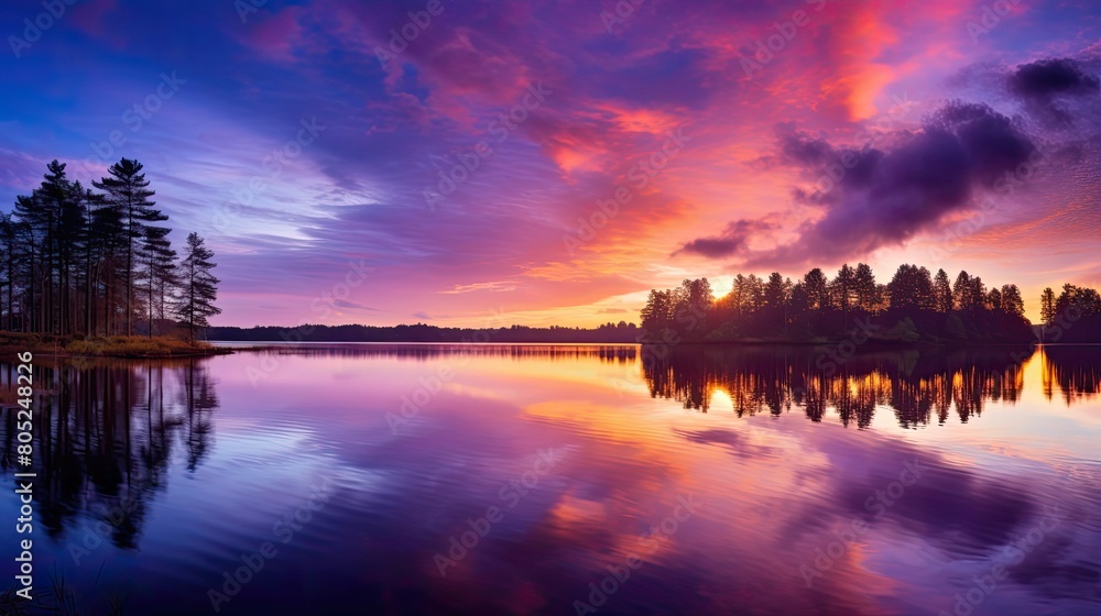 Fototapeta premium violet present purple