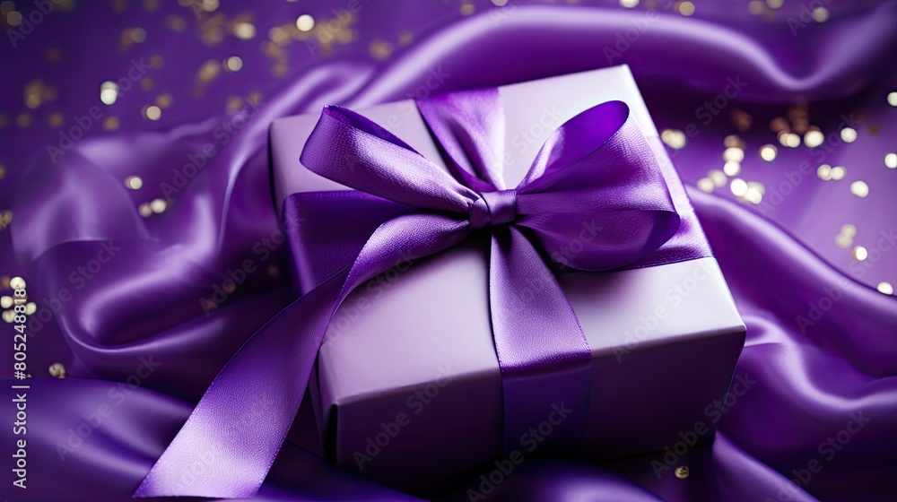 gift purple bow gift purple bow
