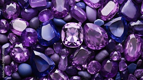 tanzanite purple gems photo