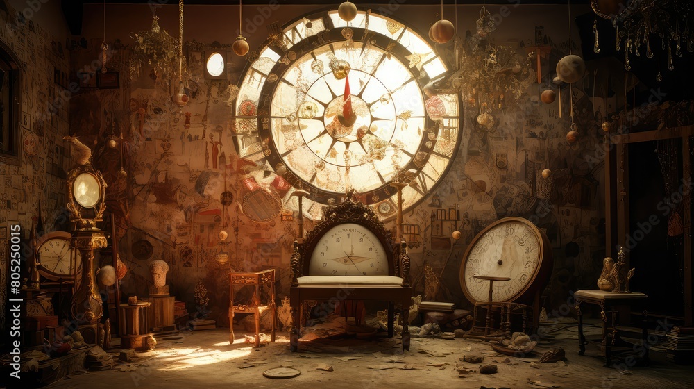 Obraz premium zodiac astrology sun