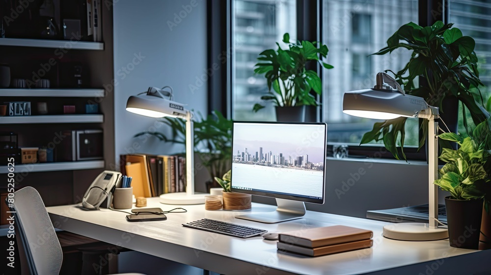 desk led lights office In the second photograph desk led lights office In the second photograph
