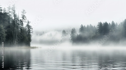 tranquil gray haze background © vectorwin