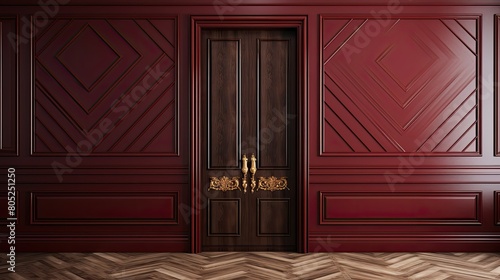 brass interior front door photo
