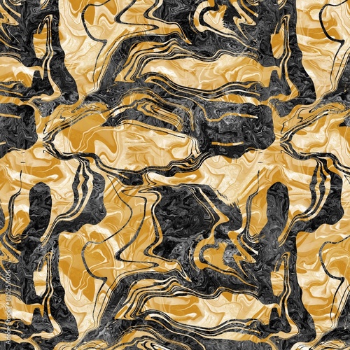 Seamless Marble Pattern Digital Paper Texture Vector Illustration