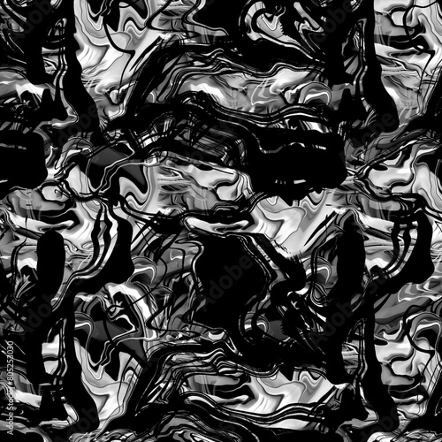 Seamless Marble Pattern Digital Paper Texture Vector Illustration