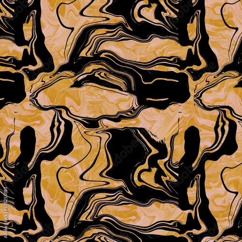 Seamless Marble Pattern Digital Paper Texture Vector Illustration