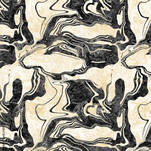 Seamless Marble Pattern Digital Paper Texture Vector Illustration