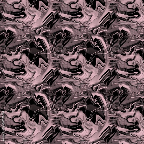 Seamless Marble Pattern Digital Paper Texture Vector Illustration