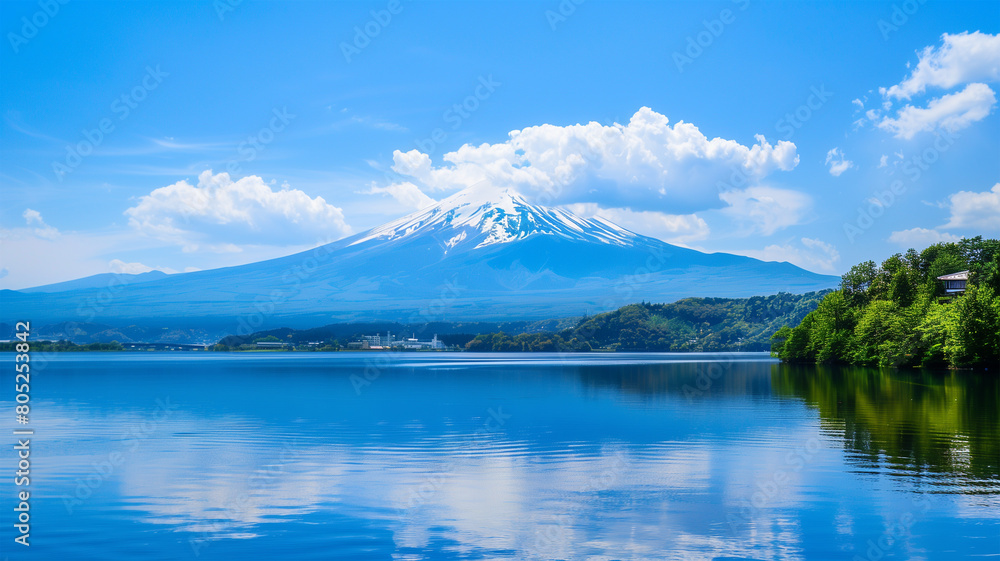 夏の富士山