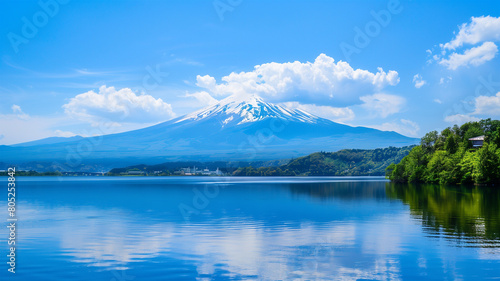 夏の富士山