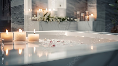 marble blurred luxury modern interior
