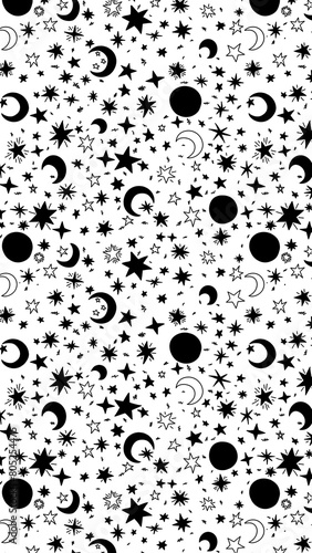 Flat Vector Wallpaper Background Illustration