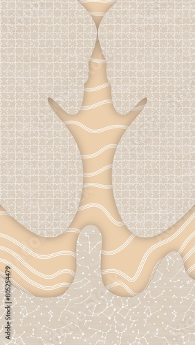 Love Wallpaper Background Illustration - Flat Vector