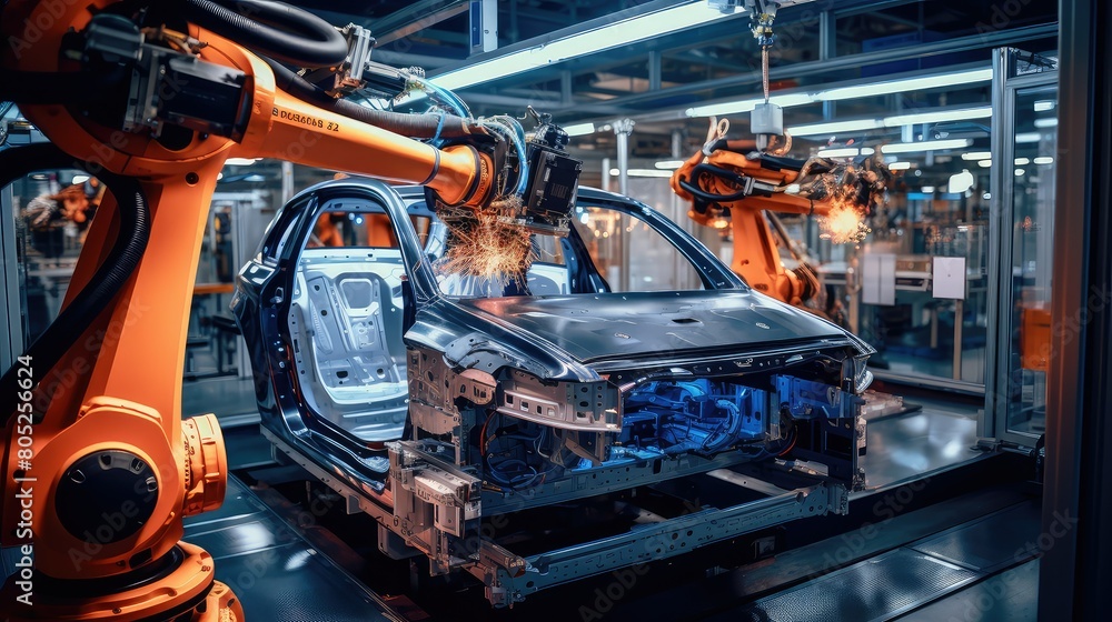 manufacturing robot car production