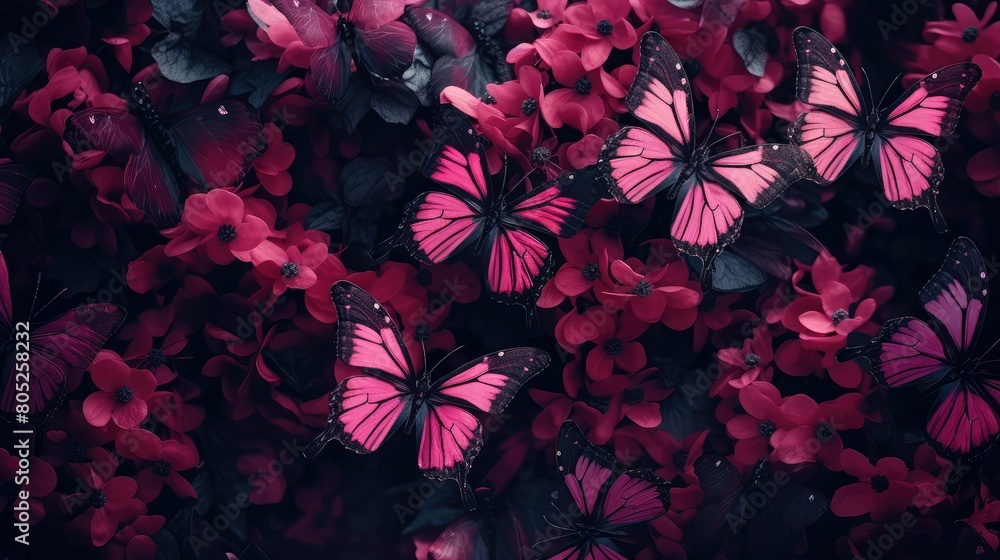cluster dark butterflies cluster dark butterflies