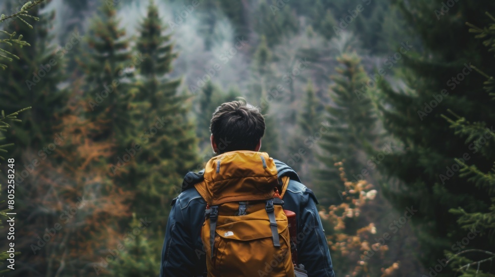 person enjoying time nature