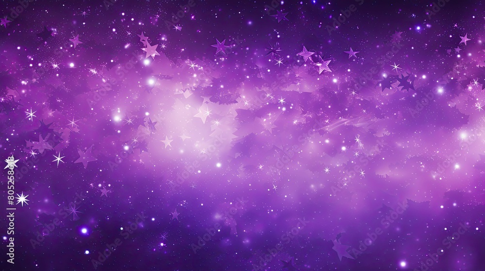 larger purple star background