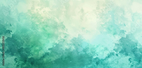 soft pastel gradient of emerald green and azure, ideal for an elegant abstract background