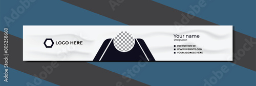 LinkedIn cover vector design template