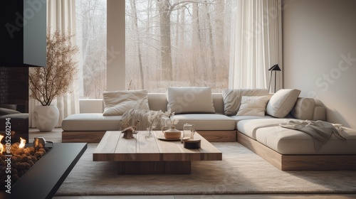 sofa blurred designer interior
