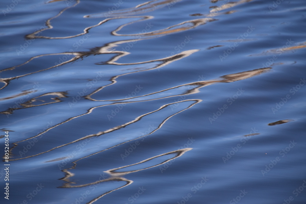 Reflection on The Water of the Lake, Québec, Canada Reflection on The Water of the Lake, Québec, Canada