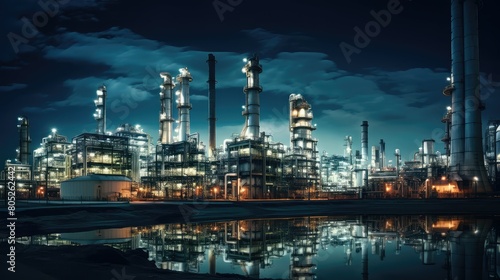 exploration oil  gas industry © vectorwin