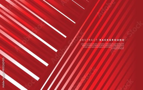 abstract red white background template